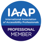 IAAP Professional Member logo